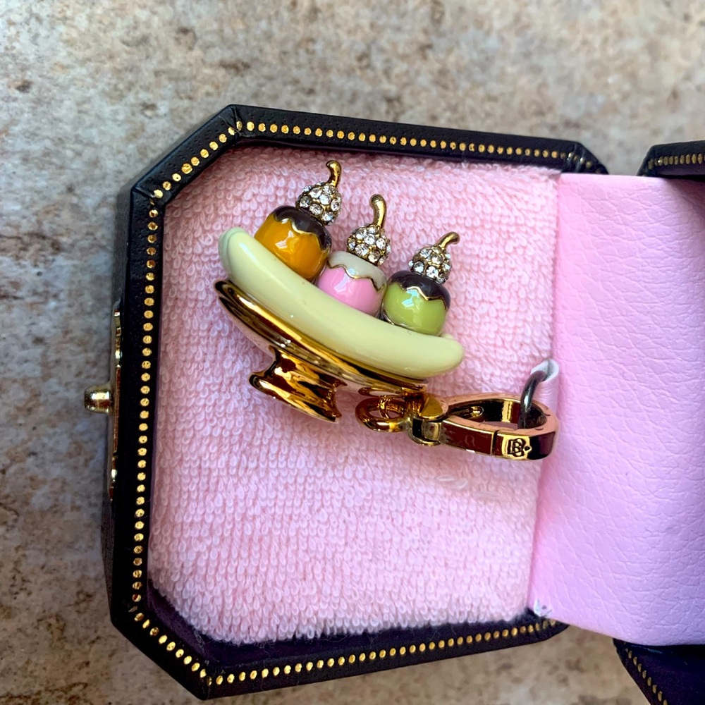 Juicy Couture Ice Cream Charm Bracelet - Gold, Pink, Yellow